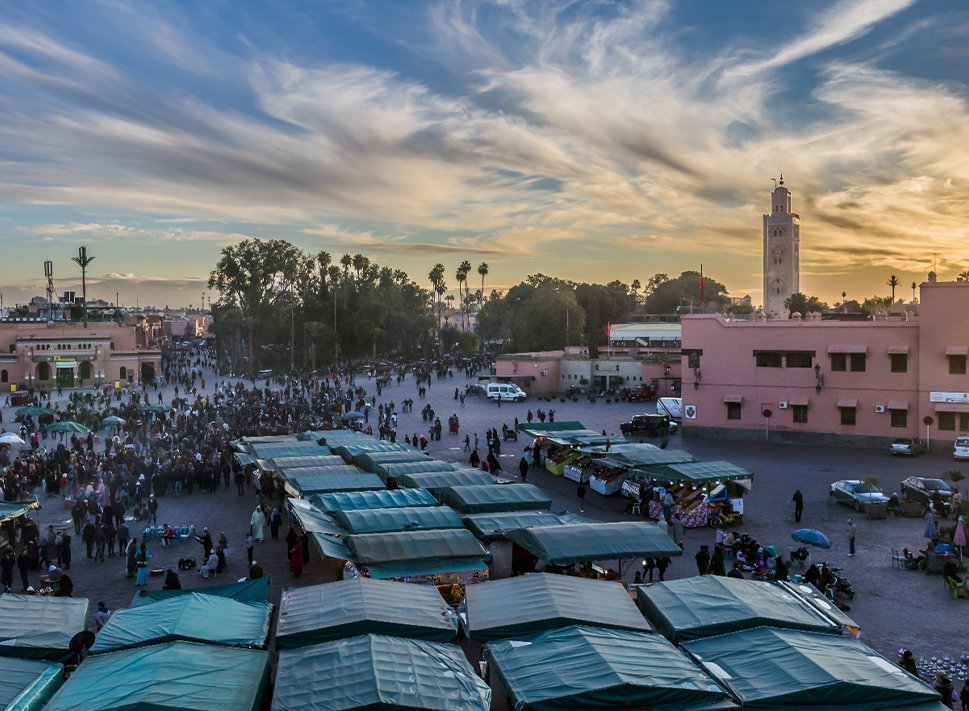 Morocco city Marrakech