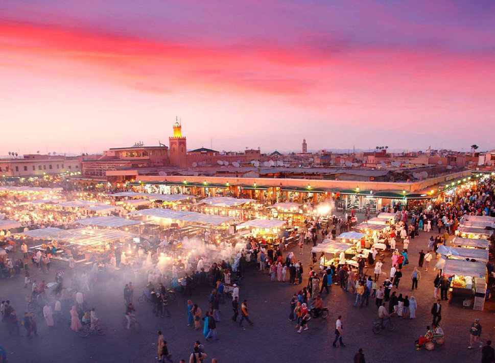 Morocco city Marrakech