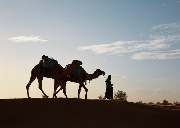 Tour desde Ouarzazate a Erg Lihoudi Desert Tour en 2 días